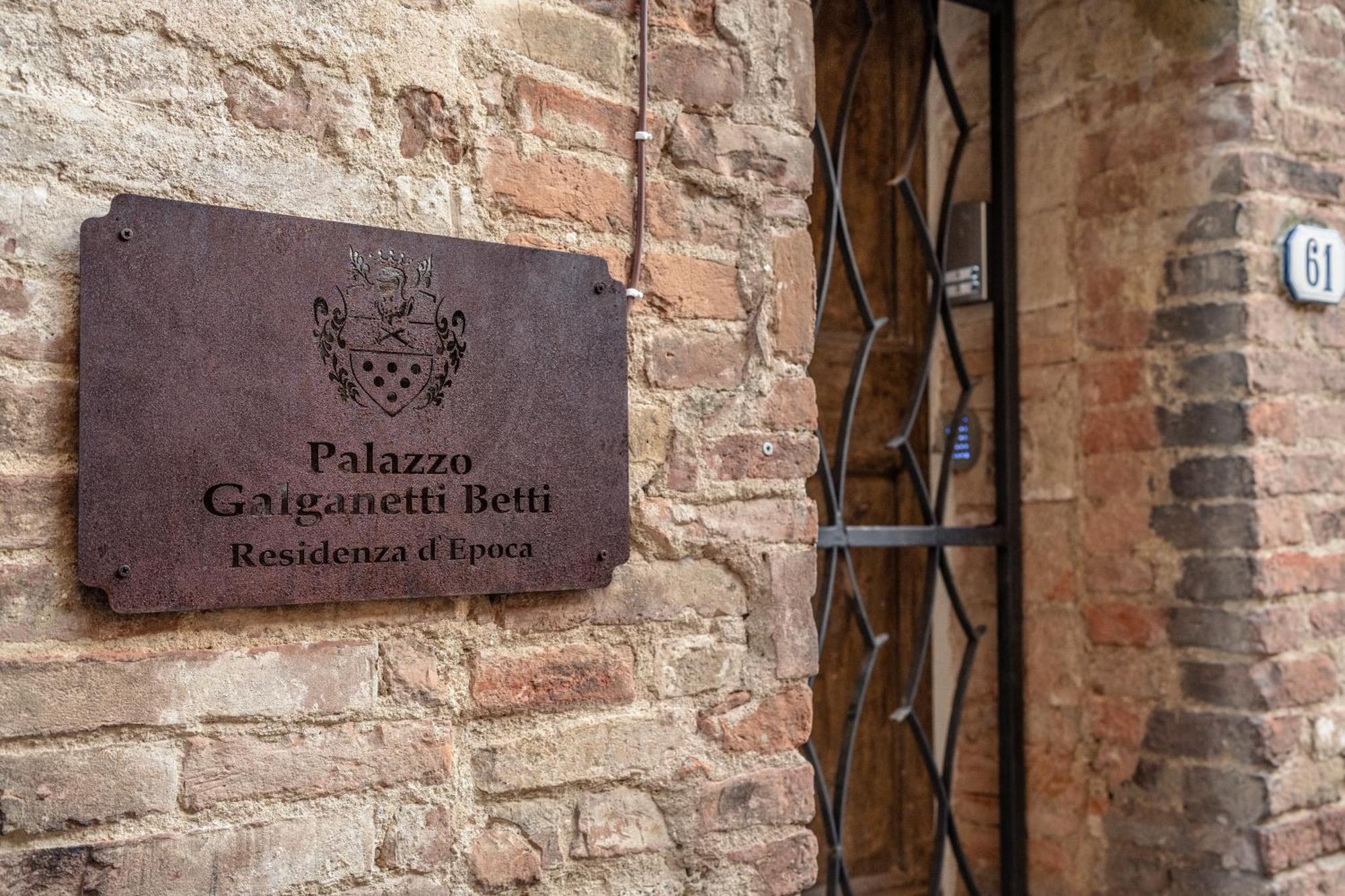 Вилла Palazzo Galganetti Betti Колле-ди-Валь-д'Эльса Экстерьер фото